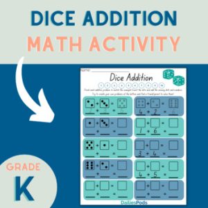 Dice Addition Maths Activity